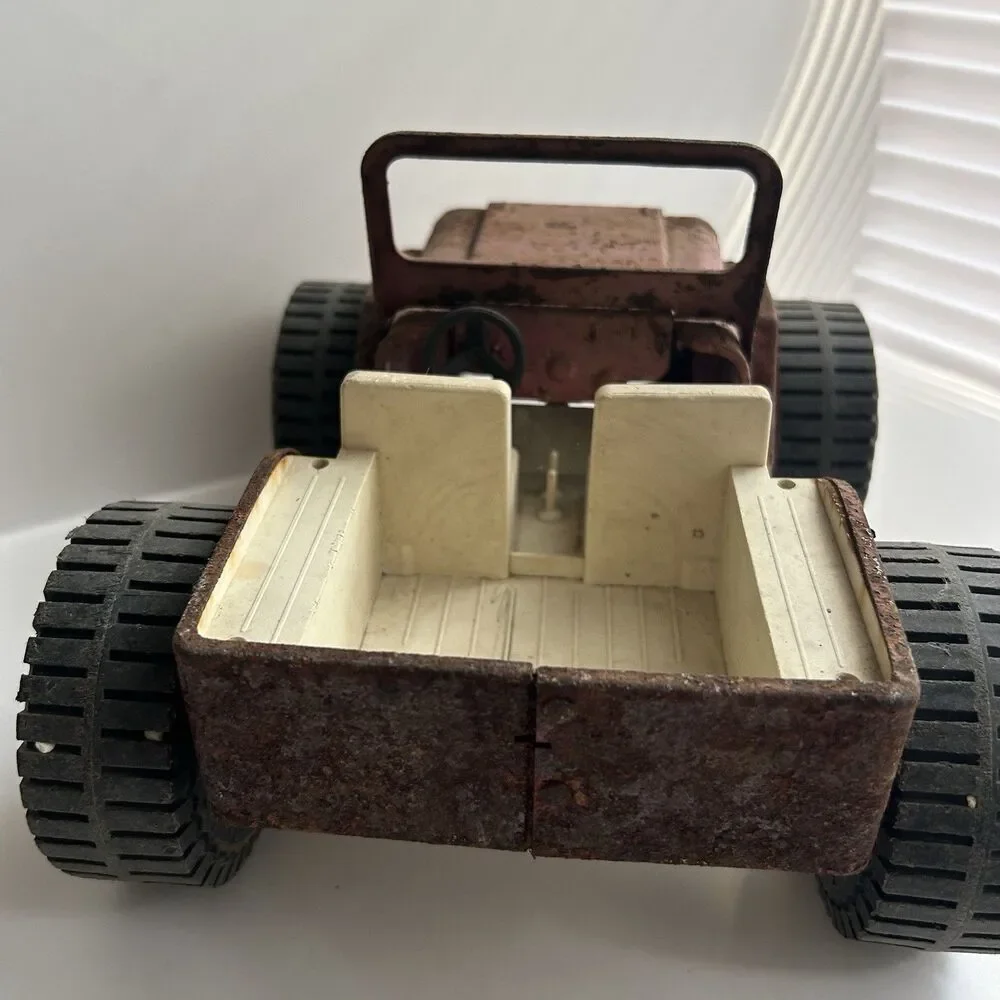 Tonka Jeep Dune Buggy Vintage 1960s/70s Pressed Steel Car Red Jeep